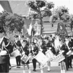 Fanfare Sint Cornelius tijdens bevrijdingsdag 5 mei 1968